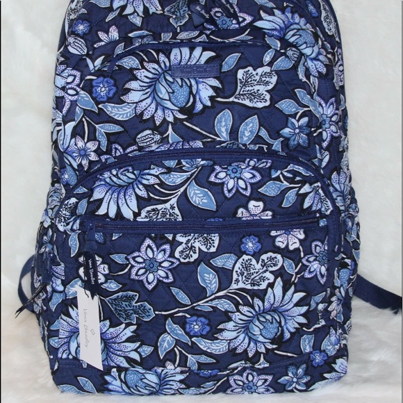 Vera Bradley Bags Vera Bradley Essential Large Backpack Blue Tropics